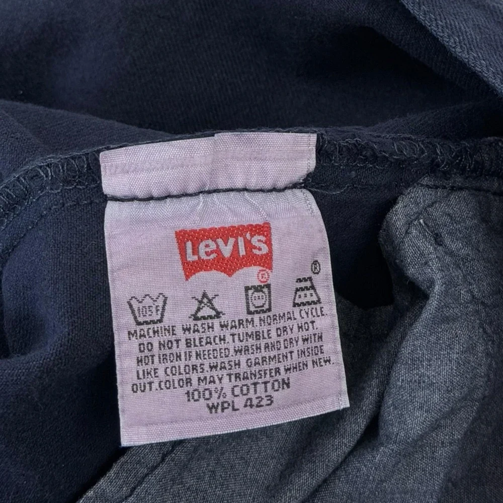 Levi's 501 Jeans 42x33 Dark Wash Button Fly Straight‎ Leg Denim 2001 NWT VTG